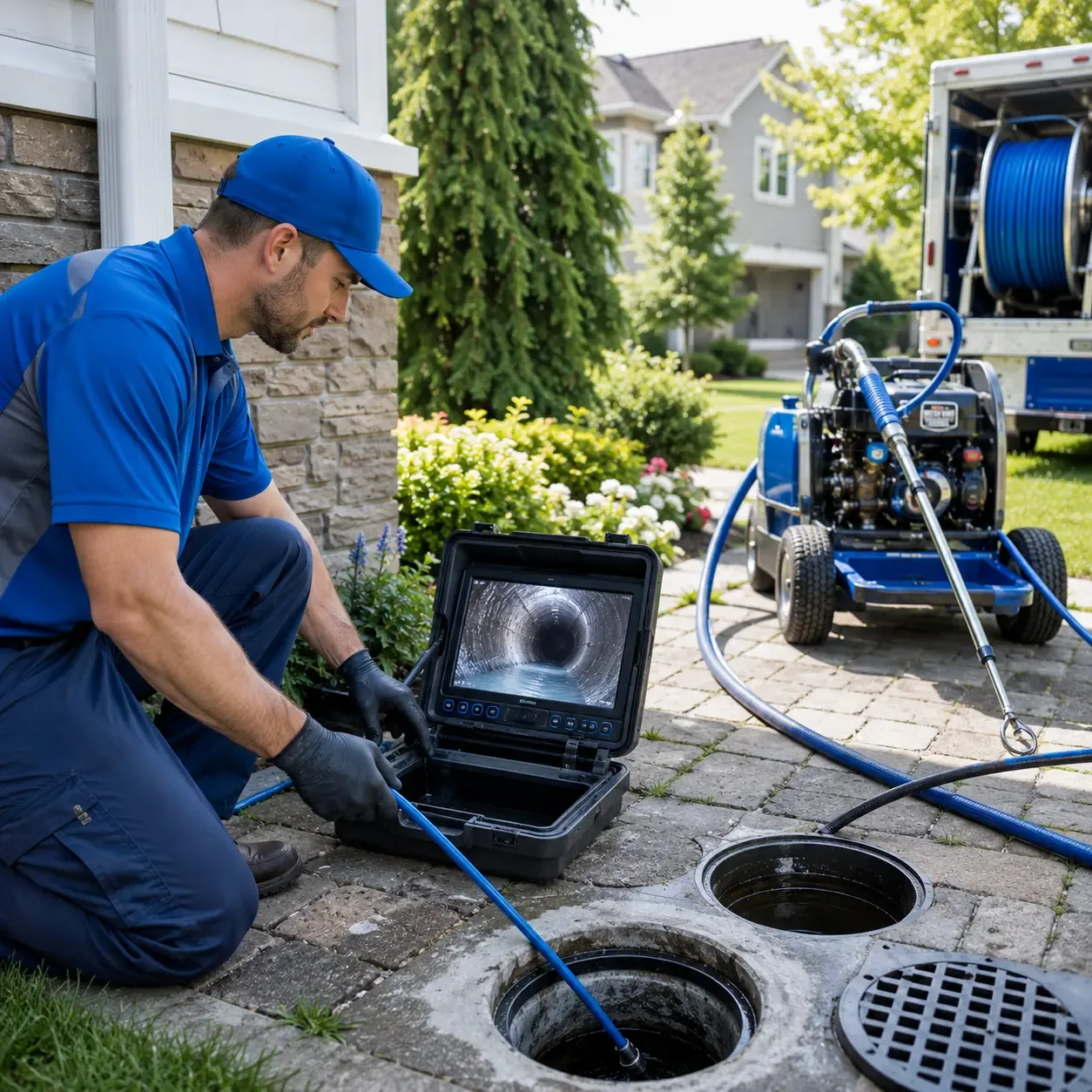Outdoor drain cleaning professionals serving Castle Rock, WA